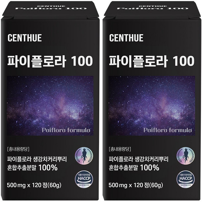 파이플로라 100, 2개, 120정