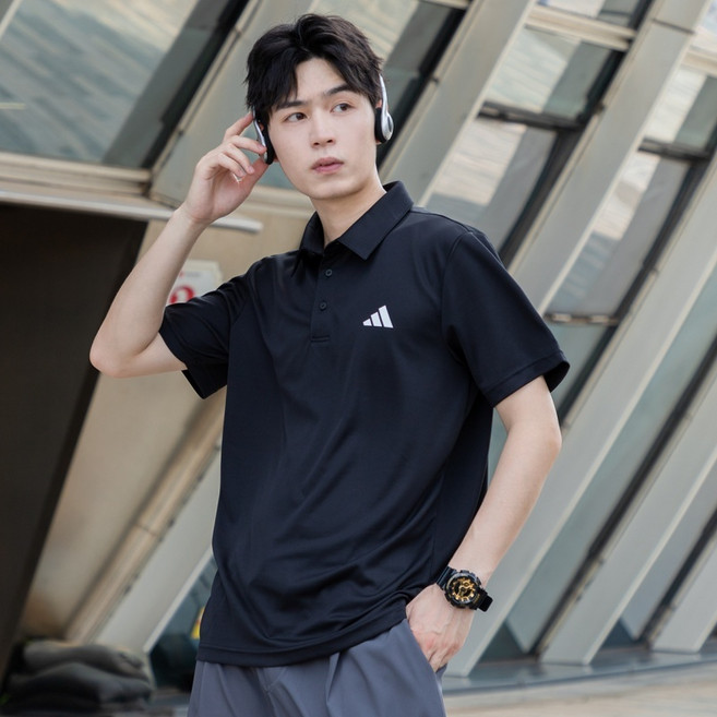 아디다스 남성용 반소매 폴로 티셔츠 HR8730