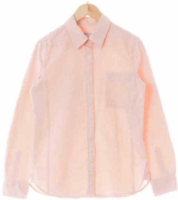 1350 빈폴 핑크 체크 면 자수로고포켓옥스포드셔츠 [90]