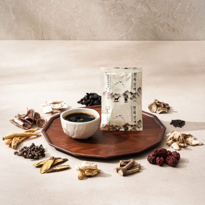 [천복집 흑염소] 진액 100ml 압도적 진한 염소즙 엑기스 건강즙 약재 22종 재구매율 높은 건강즙 선물 추천 [원산지:상세설명에 표시], 30개