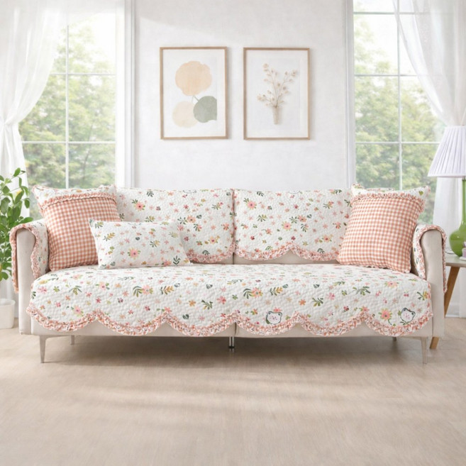 데이브룸 순면 소파패드 논슬립 쇼파매트 덮개