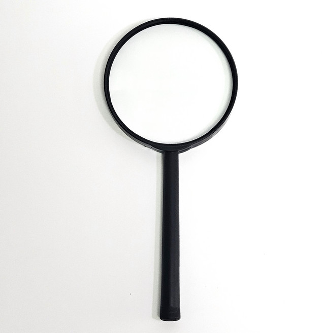 밀레니 휴대용 인체공학 대형 돋보기 확대경, 1개