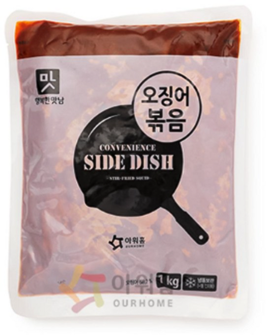 아워홈 냉동 오징어볶음, 1kg, 1개