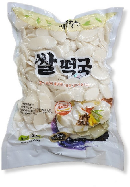 순쌀떡국 2kg 쫄깃한식감 HACCP인증 새벽수풀동산, 1개