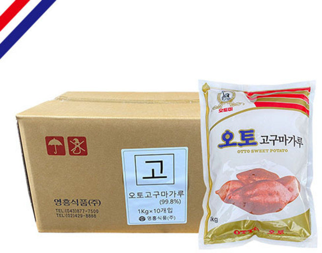 오토 고구마가루 1kg, 1BOX (10개)