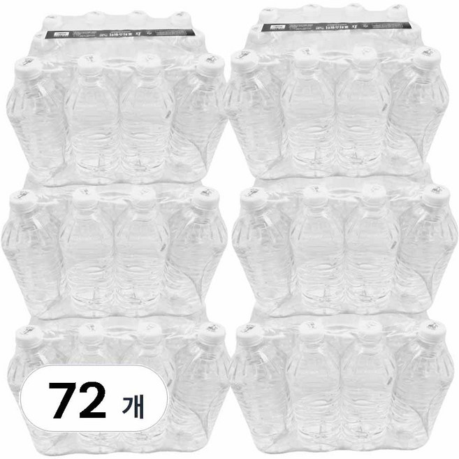 로터스워터 무라벨, 72개, 1L