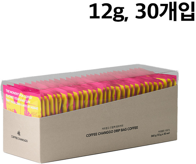 12g 대용량 드립백 30개입 케냐 AA 커피창고 간편커피 1세트, 1개