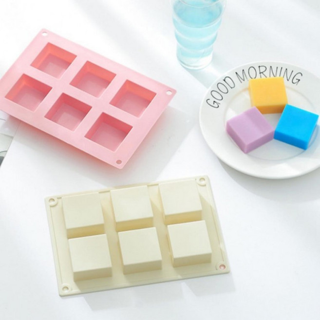 재료 diy 초 모스 만들기 비누 방향제 몰드 큐브 석고, 상세페이지 참조