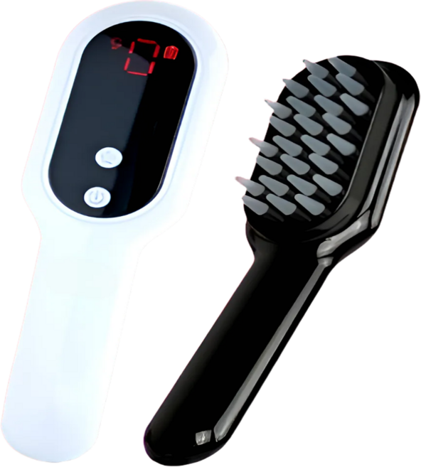 광파 스케일링 브러쉬 두라클 진동 두피 마사지기 탈모 지루성 두피염, 1개