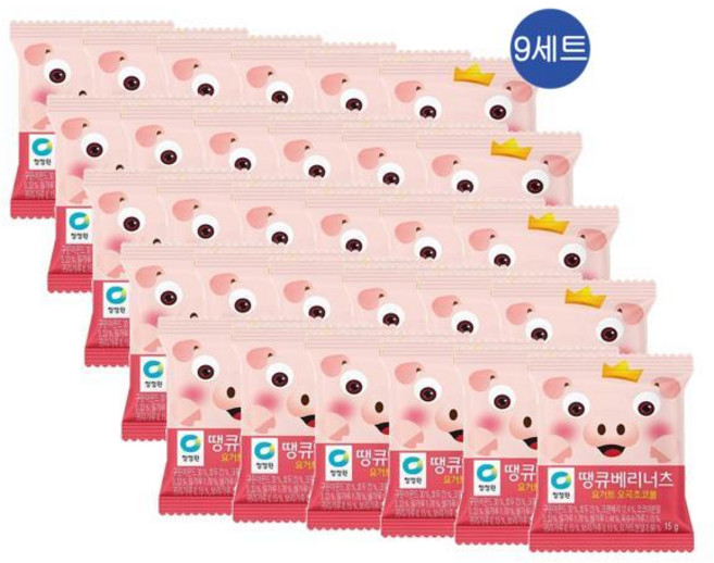 청정원 땡큐베리너츠 요거트 오곡초코볼, 270개