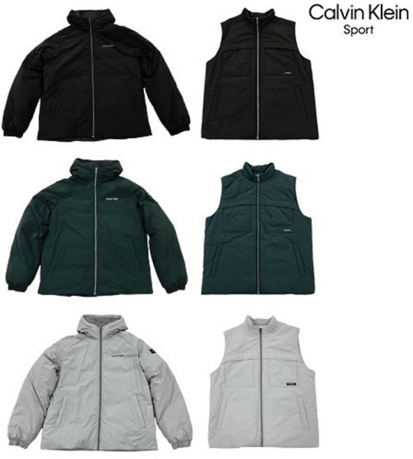 [캘빈클라인스포츠] () 25FW 남성 점퍼 + 베스트 패딩 2종