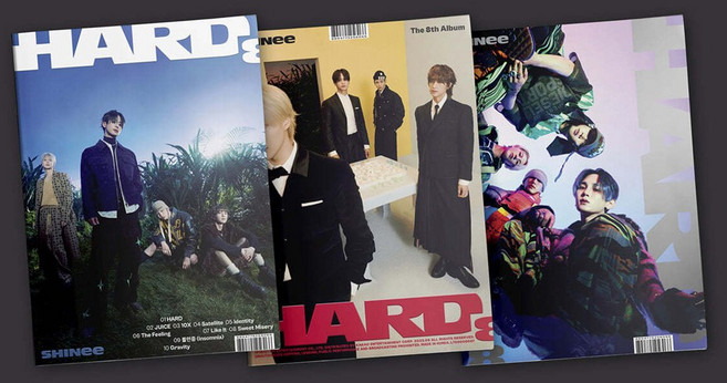 [특별사은품+버전선택] 샤이니 앨범 정규8집 HARD Photobook 포토북 미개봉 정품 SHINee, 랜덤1종