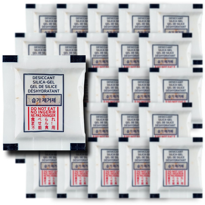 삼성겔 [PET 비닐] 식품용 실리카겔 제습제 습기제거제 건조제, 5g, 100개