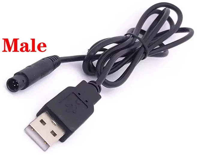 4Pin 남성 USB 2.0 1 미터 케이블 자동차 후면보기 차량 DVR 확장 커넥터 코드 HD 모니터 카메라 와이어, 01 1 Meter, 02 Male