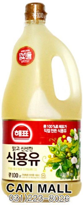 해표식용유 1.8L, 1개