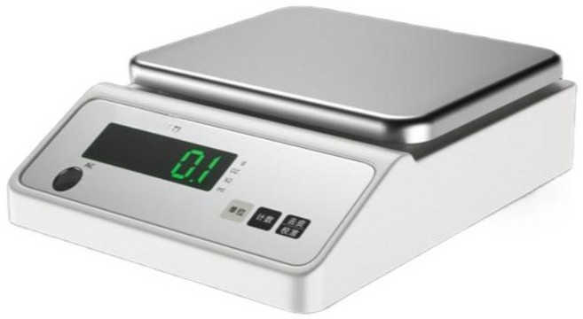 디지털 전자저울 정밀 초정밀 귀금속 커피 실험용 그램 포켓 계량기 측정기, 충전식 사각 1200g 0.1g