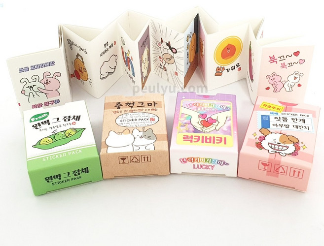 아무말 대잔치 48종 스티커 팩 1박스 12개입