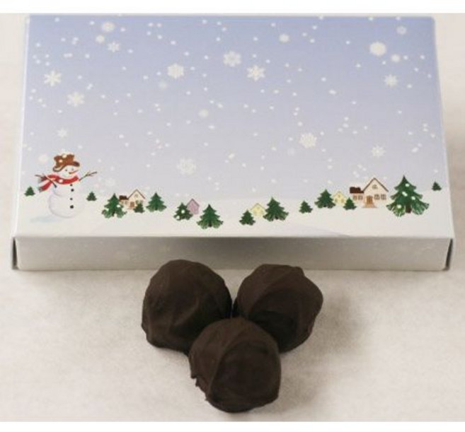 스콧츠 케이크 다크 초콜릿 덮인 레드 벨벳 트러플 1 파운드 Scott's Cakes Dark Chocolate Covered Red Velvet Truffles in a 1 Po, Winter Wonderland Box, 1 Pound, 1개