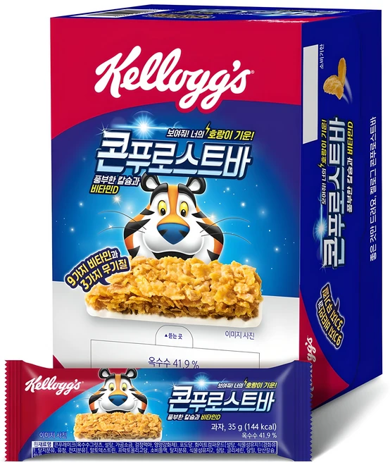 켈로그 콘푸로스트바 12p, 420g, 1세트 - 쿠팡