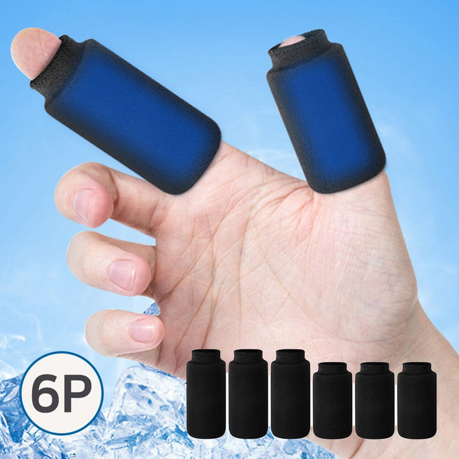 노스바이크 손가락 아이싱팩 아이스팩 온찜질 냉찜질 온열찜질, 6개