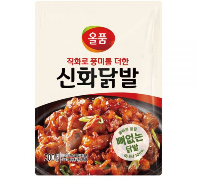 올품 신화 뼈없는 냉동 무뼈 닭발 200g 6개, 올품 신화 뼈없는 냉동 무뼈 닭발, 200g, 6개