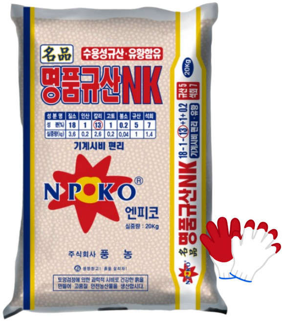 풍농 명품규산NK 20kg 이삭거름 추비 웃거름 복합비료, 1개