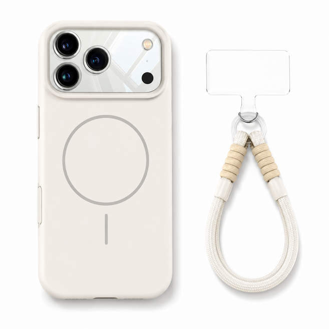 Rabbit Technolog 適用iPhone手機殼 液態膚感掛繩手機殼