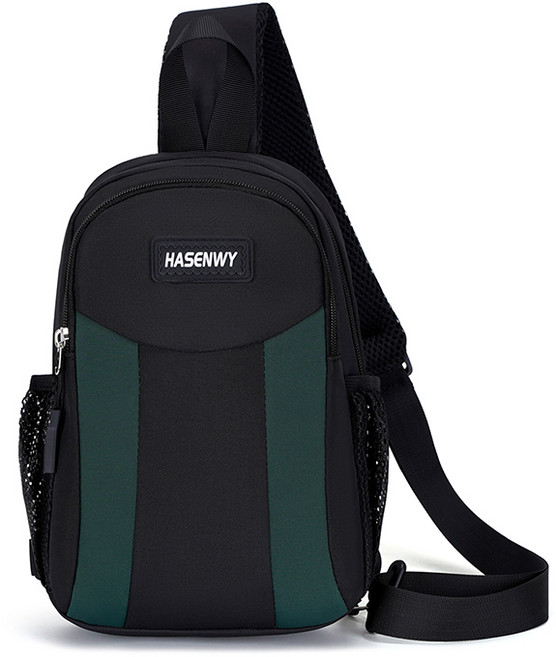 작은 등산 가방 심플 미니 힙색 허리 어깨 방수 스포츠 운동 조깅 가슴 남자 돈 웨이스트 소형, 그린