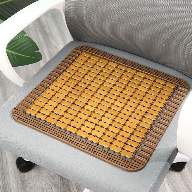 透氣竹節坐墊 辦公室電腦椅墊 汽車座椅 夏季涼墊, 03款式40*40cm