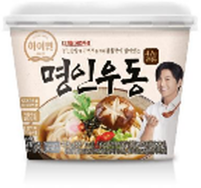 [신제품] 하이면 명인우동 즉석용기면, 215g, 3개