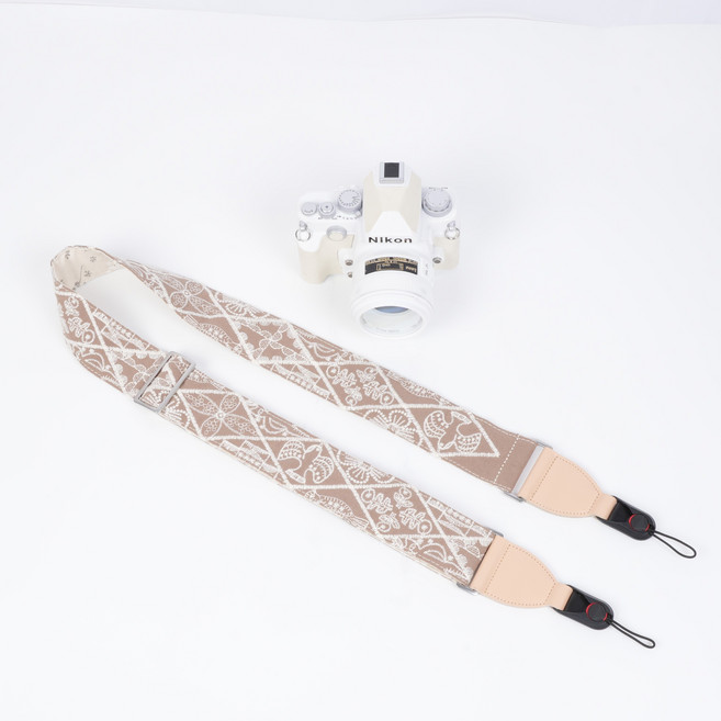 CHILL LIGHT 레트로 빈티지 카메라 스트랩 퀵 릴리스 원터치 탈착 크로스 숄더 네크 투웨이, 1개, 카키