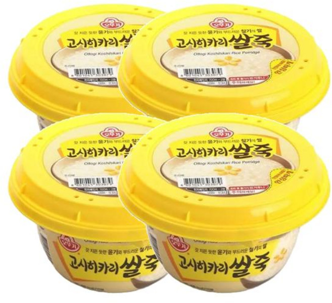 오뚜기 고시히카리쌀죽(상온) 285g 4개, 2세트