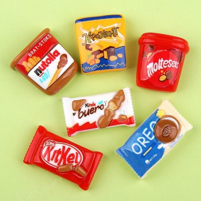 5개입 미니어처 초콜릿 쿠키 잼 장식 데코, 오레오   A-51-160