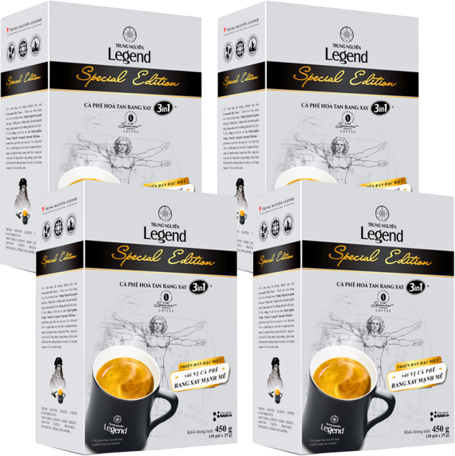 쭝웬 G7 베트남커피 3IN1 레전드 스페셜 에디션, 450g, 4개, 18개입