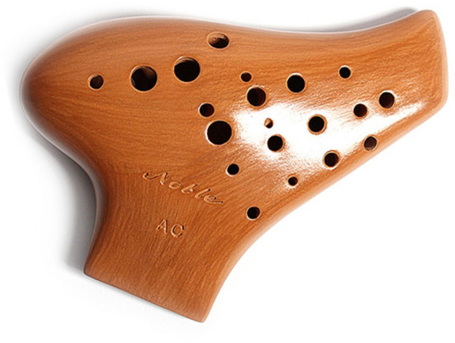 노블오카리나 도자기 트리플 AC (황토) AC-Triple, 트리플AC, 1개