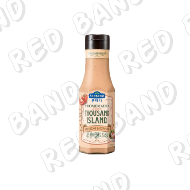 폰타나 사우전 아일랜드 드레싱, 250g, 8개