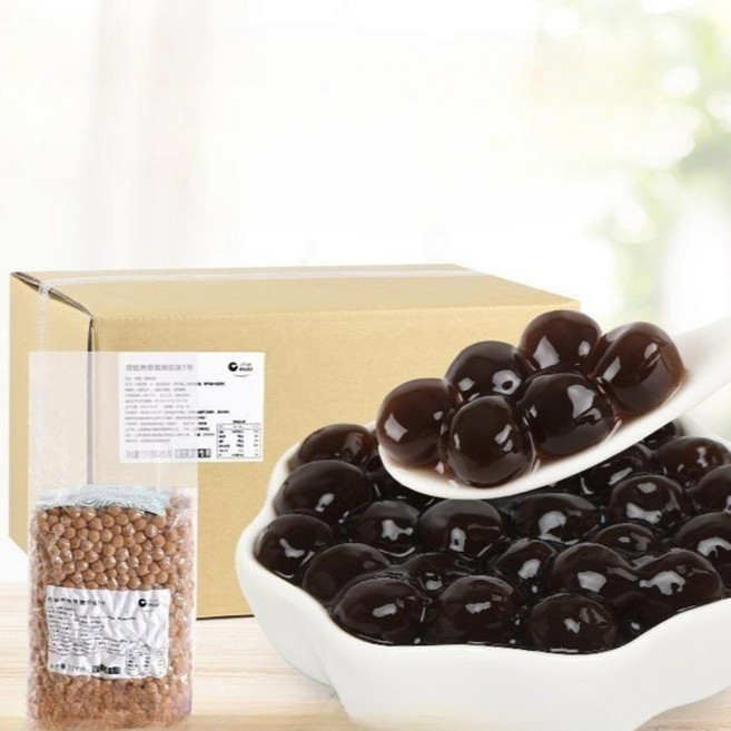 밀크티펄 대용량 500g 15팩 쩐주나이차 흑당밀크티 타피오카펄 타피오카보바 흑당펄, 골드펄, 1개입