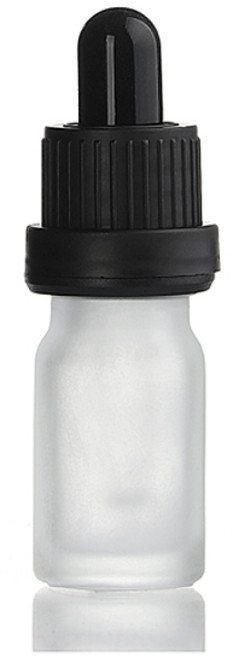 블랙 잠금캡 5ml 스포이드 불투명 공병 향수용기, 1개