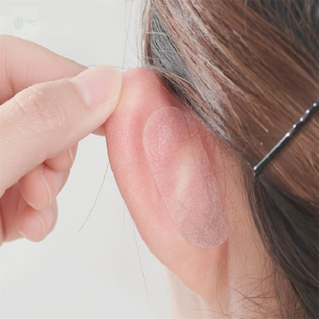 유쎌몰 엘프 귀 스티커 귀필러스티커 누운귀교정테이프, 홈있음