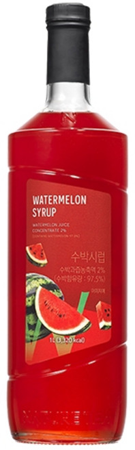 네이쳐티 수박시럽, 6개, 1L