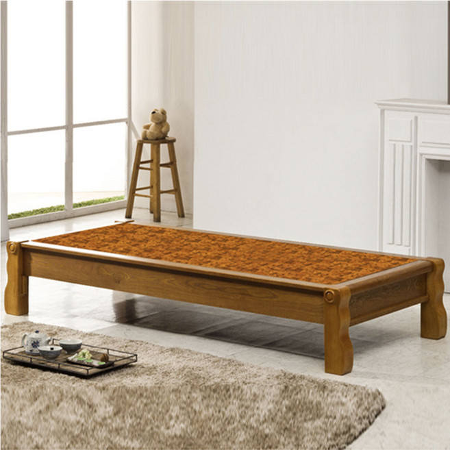 명품의료기 DS 002PS 돌소파 흙소파, 브라운, 002PS평상, 황토숯볼