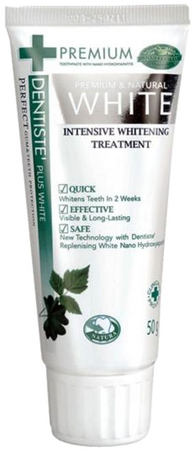 DENTISTE' 牙醫選 天然淨白優質牙膏, 1個, 50g