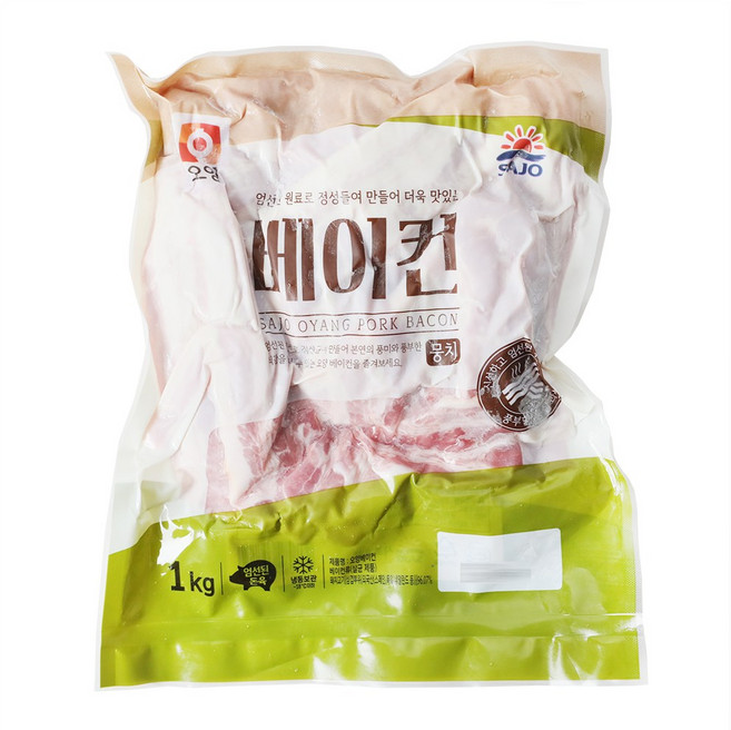 사조오양 베이컨(파지) 1kg, 10개