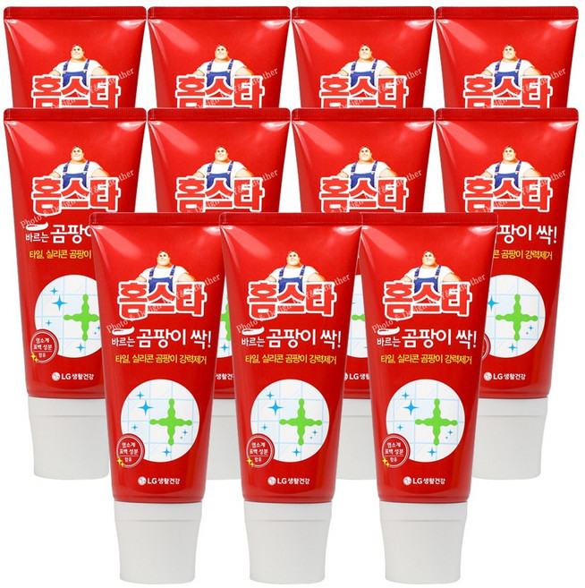 홈스타 바르기만 하면 곰팡이싹 세정제, 120ml, 11개