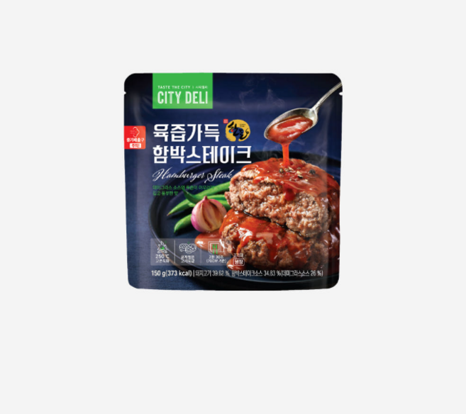 시티델리 육즙가득 함박스테이크 오리지날 150g, 5개