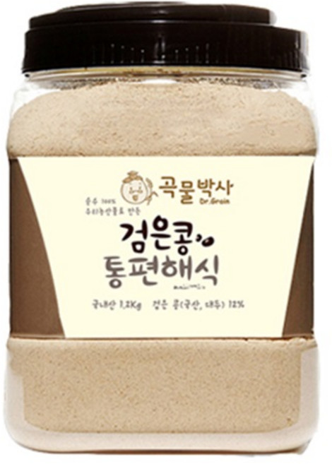 곡물박사 검은콩 통편해식 콩가루, 1.2kg, 1개