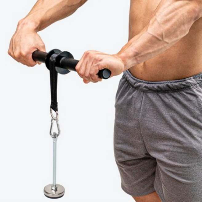 전완근 팔뚝 강화 운동기구 근손실방지 강력그립 자유중량 리스트롤러, 1개