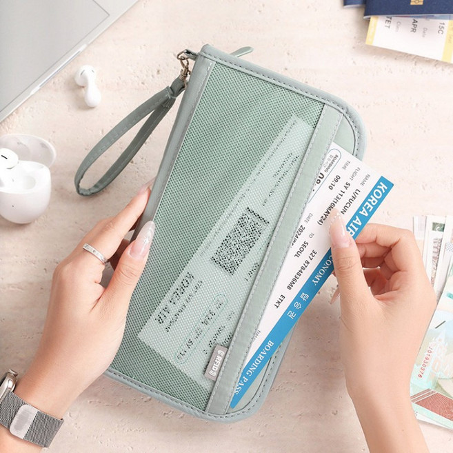 RFID 다용도 지갑겸용 해외여행 여권지갑 도난방지