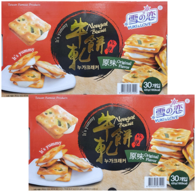 대만 누가크래커 14gx30개입, 420g, 2개
