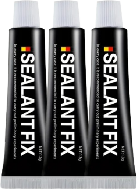 실란트픽스 SEALANTFIX 실리콘접착제 줄눈 셀프시공 에폭시 플라스틱본드 12G, 헤라세트 미포함, 3개